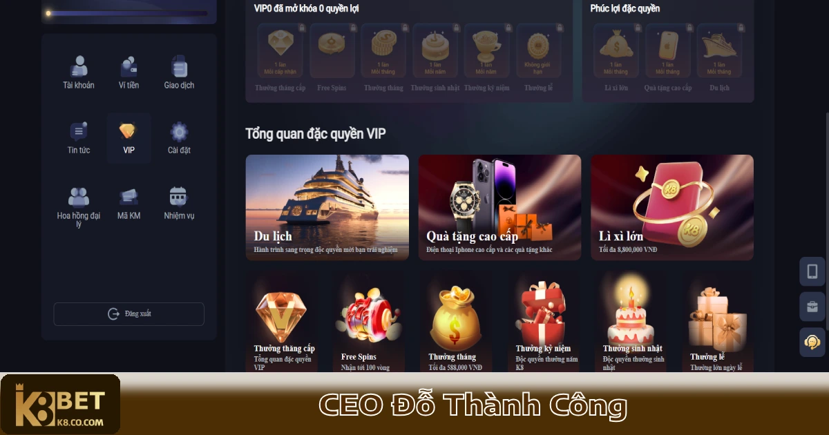 CEO Đỗ Thành Công – Người Đứng Sau Thành Công Của K8 2 Liên Kết Giữa Công Nghệ và Cá Cược