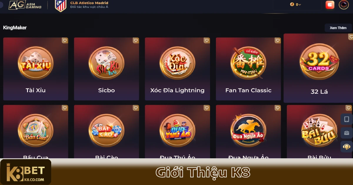 Giới Thiệu K8 Là Gì? Nhà Cái Được Đánh Giá Cao Nhất Hiện Nay